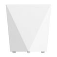 thumbnail image 2 of Diamond-Shaped Flower Pot, Thickened White Plastic Planter, Modern Indoor Plant Pot for Living Room, 1-Piece Set, 2 of 6