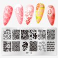 thumbnail image 2 of Valentine's Day Stamping Plate Heart Pattern Nail Art Board Template Stainless Steel Nail Design Printing Stencil Image Plate, 2 of 5