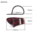 thumbnail image 4 of 4Pcs Celluloid Thumb Pick Set for Nail Guitar Picks Plectrum for Guitar Bass, 4 of 9
