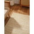 thumbnail image 3 of Rugsotic Carpets Hand Knotted Sumak Jute 6'x6' Square Area Rug Contemporary Ivory J00012, 3 of 6