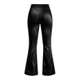 thumbnail image 5 of LMIHMI Womens Flare Leggings with Pockets Drawstring High Waist Bootcut Yoga Pants Stretch Bell Bottoms(Black,X-Large), 5 of 5