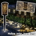 thumbnail image 1 of Solar Powered Moon and Star Wrought Garden Outdoor Camping Light, 1 of 7