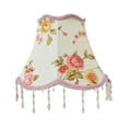 thumbnail image 1 of Fringe Lamp Shade Pantalla de tela Estilo retro E27 Borla Cubierta de la lámpara Pantalla de mesa para el hogar Café Dormitorio, 1 of 9