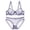 Purple, variant on Levmjia Women's Lace Lingerie Set Push Up Bra Solid Color Panty Set Comfortable Everyday Wear Deep V Backless For Sleep Date Night