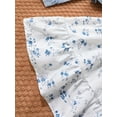 thumbnail image 7 of Girls 2pcs Long Sleeve Denim Button Coat & Straps Floral Print Flare Dress Trendy Casual Kids Outdoor Clothes For Spring And Autumn, 7 of 7
