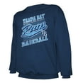 thumbnail image 2 of Men's Stitches Navy Tampa Bay Rays Lightweight Crew Sweatshirt, 2 of 3
