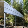 thumbnail image 5 of ALEKO Galvanized Steel Carport Canopy Shelter 12W x 30L x 10H ft Grey Color, 5 of 14