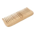 thumbnail image 4 of Peine de Bambú, Material de Bambú de Dientos Anchos Portátiles Fácil de Peatillo de Dientos Anchos Estructura Flexible para viajar por Cabello LARGO PARA EL HOGAR, 4 of 7
