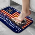 thumbnail image 5 of USA 250th Anniversary Bathroom Mat, America 1776-2026 Independence Day Patriotic Decorative Rug, 250 Years Birthday Nonslip Washable Absorbent Mat for Bathroom, Kitchen, Living Room,Terrace, 5 of 7