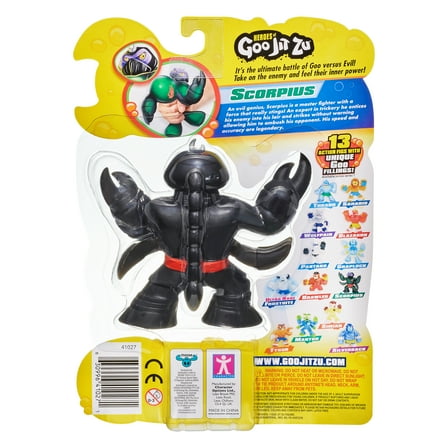 Heroes of Goo Jit Zu - Oozy Scorpion Action Figure, Scorpius