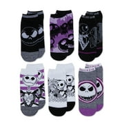 The Nightmare Before Christmas Women’s Low-Cut Socks, 6 Pack