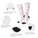 thumbnail image 3 of Fotbe Cute Piggy Ballerina Calcetas Divertidas Estampadas para Hombre y Mujer, Calcetas de Algodón hasta la Rodilla para Caminar, Correr, Enfermería y Embarazo, 3 of 6