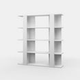 thumbnail image 6 of Ada Home Decor 4 Shelf Bookcase Multiple Tier Open Shelf Modern Book Shelves, White, 6 of 7