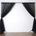 thumbnail image 3 of AK TRADING CO. 120" Wide (10Ft Wide) Sheer Voile Drape Panels for Backdrop, Wedding Events, Ceiling Drapes, Event Masking, Decor - Select from 6ft to 50ft Length. (10 feet x 25 feet, Black), 3 of 6