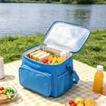 thumbnail image 2 of Reusable Insulated Lunch Bag with Adjustable Shoulder Strap, Leakproof Lunch Box for Adults, Work, School, Outdoor Picnic, Travel, Meal Prep, Back to School Supplies, 2 of 4