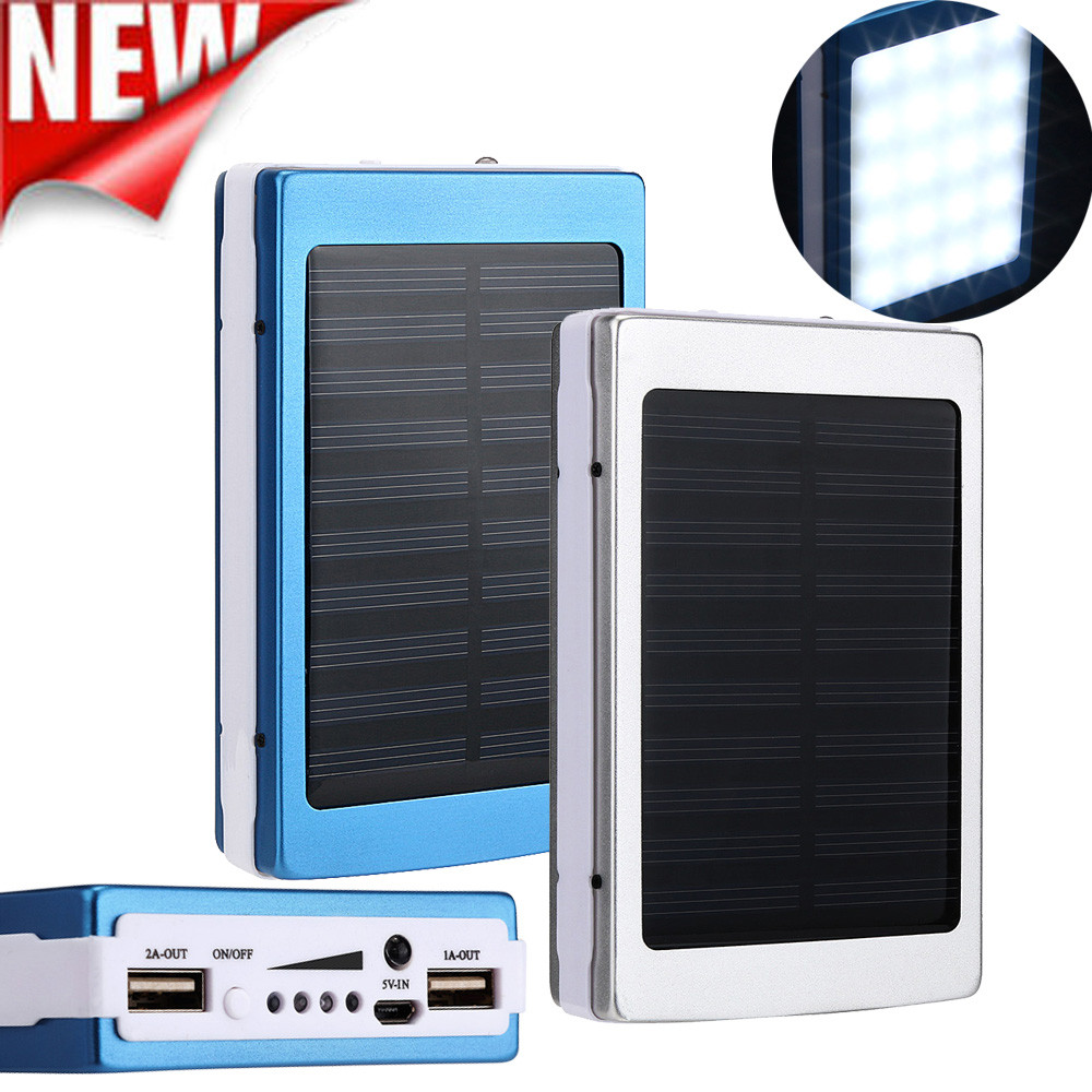 30000mAh USB Portable Solar Battery Charger Power Bank for Cell Phone for Flash Deals Women Men New Multicolor