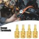 thumbnail image 2 of Reductor de entrada de amperios de 4 Uds., calibre 0 de cobre, Audio estéreo para coche, Pin AWG, reductor de cable de tierra de alimentación, tono dorado, 2 of 6