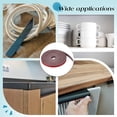 thumbnail image 5 of TPE Self-Adhesive Flexible Molding Trim Ceiling Molding Wall Trim for Furniture Sienna 19x2mm about 8m/roll, 5 of 5
