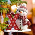 thumbnail image 1 of CaiYueKe 26-Piece Alphabet Christmas Ornaments Set Acrylic Letter Decorations with Snowflake Bell Pattern for DIY Holiday Tree Wreath Mantel Festive Hanging Decor Xmas Gifts for Family Friends, 1 of 9