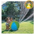 thumbnail image 2 of Water Spray Ball Inflatable Spray Ball Toy Beach Ball Sprinkler Toy for Summer, 2 of 8
