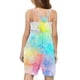 thumbnail image 5 of Odeerbi 5-14 Años Niñas Traje de Verano Cute Tie-Dye Camisola Romper Casual Respirable Comfortable Overalls Pantalones Cortos Con Bolsillos, 5 of 5