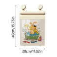 thumbnail image 2 of Foldable Bathroom Storage Organizer for Shower and Tub Space Saving Hanging Design to Hold Towels Grooming and Clothes in Compact Easy to Clean Home Solution, 2 of 5