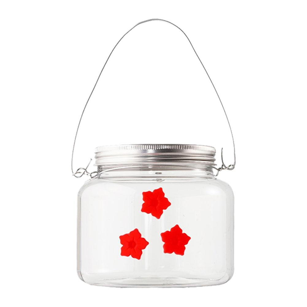 Hummingbird Feeder, Beautiful Mason Jar Hummingbird Feeder with Three Ports,Little Bird Wild