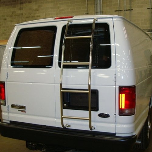 Stainless Steel Rear Door Van Ladder 1999 16 Ford Econoline E 150 E 250 E 350 Walmart Com Walmart Com