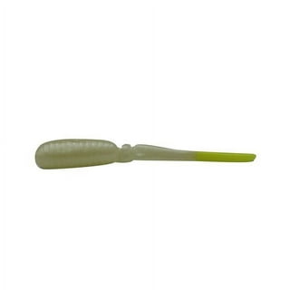 MirrOlure 4 Soft Eel Fishing Lure, Strawberry & White