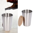 thumbnail image 3 of Chope à Bière en Acier Inoxydable 500ML Tasse à Eau Monocouche pour Fête à Domicile, 3 of 7