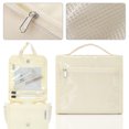 thumbnail image 2 of Bolsa de cosméticos impermeable organizador de maquillaje portátil para mujeres y niñas (púrpura), 2 of 8