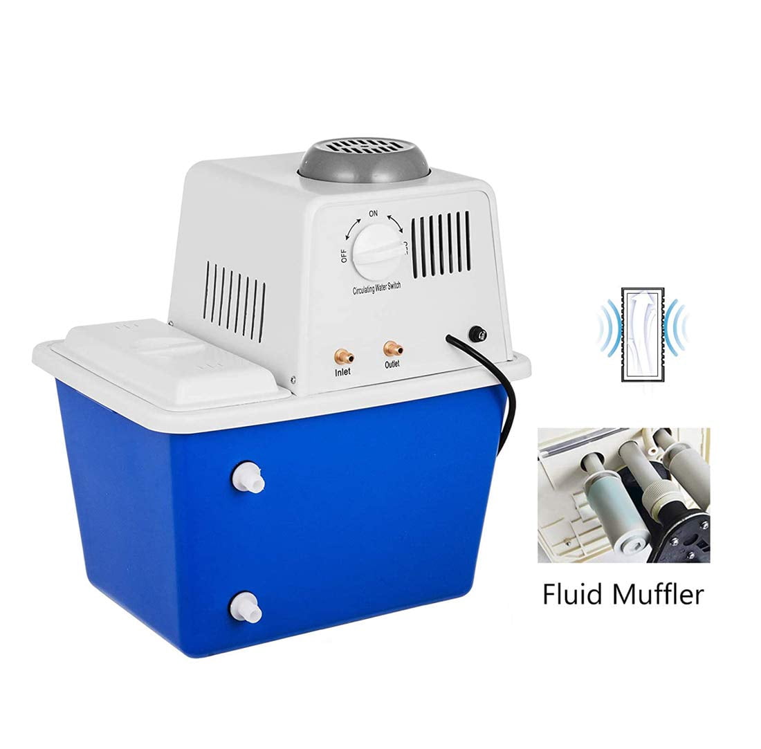 PreAsion 15L Circulating Water Vacuum Pump Water Jet Aspirator Anti-Corrosion Lab Instruments 2 Off-Gas Taps 110V 60L/min