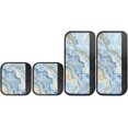 thumbnail image 2 of Hinthetall Blue Marble Covers for Refrigerator Microwave Handles, Set of 4, Washable, Keep Your Kitchen Appliances Clean, Anti-Skid, Refrigerator Handle Covers, 2 of 7