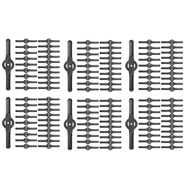120 Piezas de PláStico Cortadora de Césped Cuchillas Cortadora de Césped Cortadora InaláMbrica Herramienta de JardíN Cortadora de Césped Accesorios