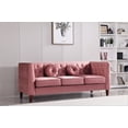 thumbnail image 2 of Uspridefurniture Fancher Kittleson Velvet Classic Sofa -Pink, 2 of 5