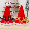 thumbnail image 3 of Gorro navideño con cuernos, ligero, para aumentar la atmósfera, para hombre y mujer, cálido gorro navideño para Navidad, A, 3 of 5