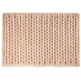Better Homes & Gardens Thick & Plush Braided Bath Rug, Blush, Charcoal