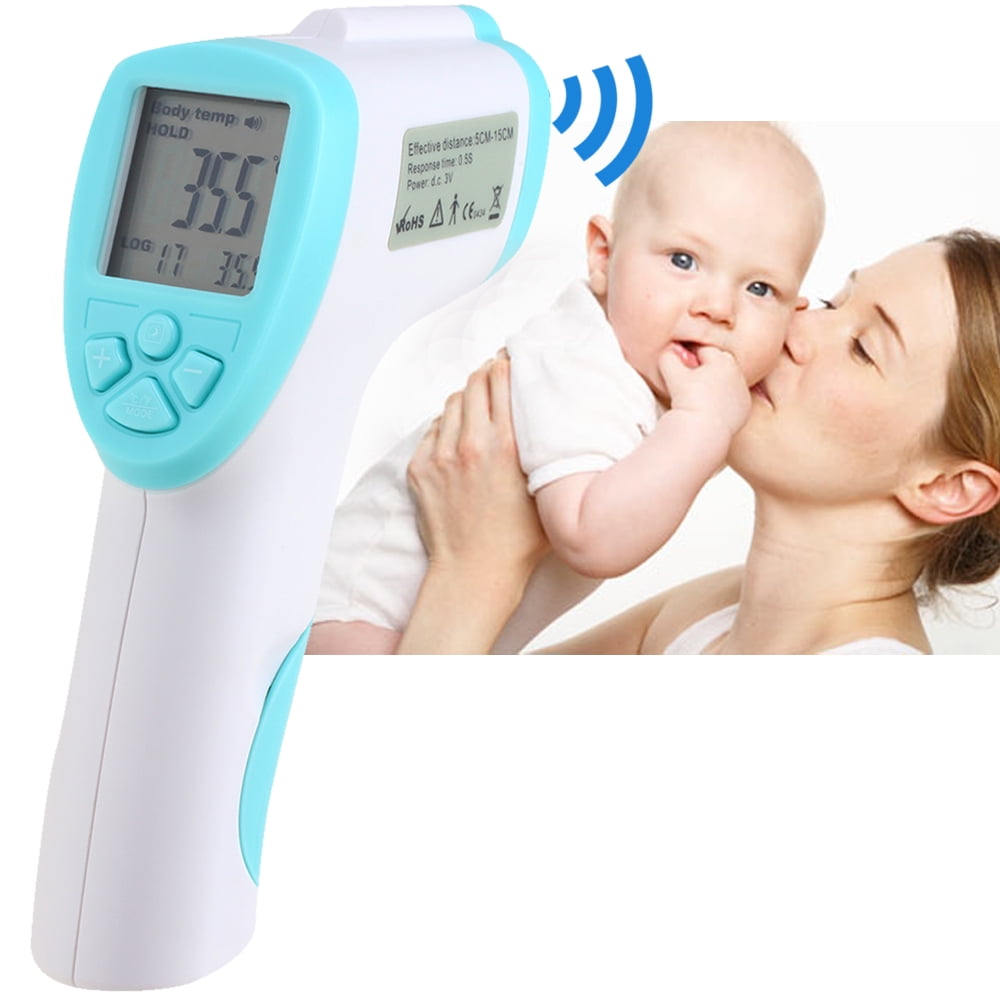 Image Body Skin Forehead Baby Thermometer No Touch Fever Temporal