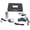 Black UK Plug, variant on Riousery Portable DVD Player HD 270 Degree Swivel Screen Media Entertainment System with USB Remote Control 110-240V Built-in Battery - 6.8 inches / 17.27 cm Black EU Plug Version
