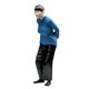 thumbnail image 5 of Figura de diorama para decoración de casa de muñecas, pintada a mano, modelo en miniatura realista para ferrocarril camisa azul, 5 of 9