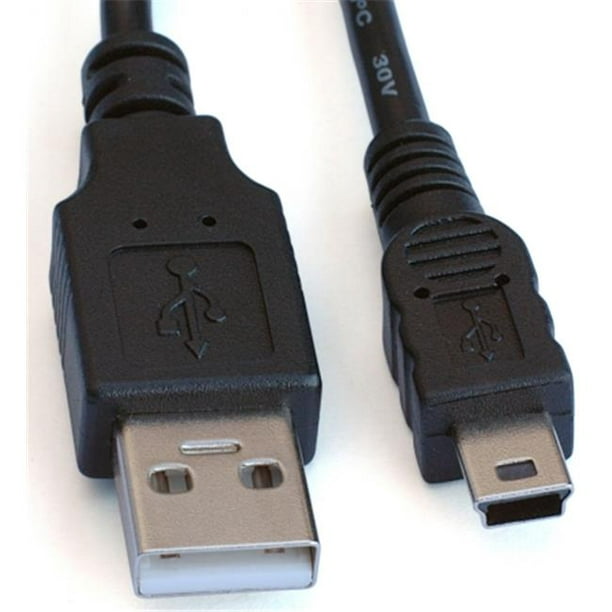 Black Point Products BC-079 A - Câble USB Mini B- 3 Pi.