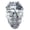 Silver, variant on Steampunk Style Metallic Scary Horror Skeleton Skull Masquerade Mask for Halloween Costume Cosplay Party