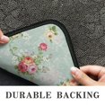 thumbnail image 6 of Pioneer Flower Floral Print Pattern Non Slip Washable Indoor Door Mat, Decorative Entry Rug for Entrance Bedroom Kitchen Bathroom, 30"x17", 6 of 6