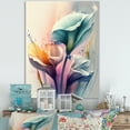 thumbnail image 2 of Designart Colorful Cally Lilies II Canvas Wall Art, 2 of 5