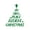 Green, variant on Vinyl Wall Art Decal - Christmas Tree Words - 29" x 23" - Holiday Seasonal Sticker Decoration - Indoor Home Apartment Office Wall Door Window Bedroom Workplace Decor Decals (29" x 23", Black)