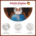 thumbnail image 3 of Haiem Cartoon Bald Eagle USA Pattern Christmas Tree Skirt Merry Christmas Party Christmas Tree Decoration,New Year Decorations-30", 3 of 6