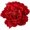 Red, variant on 6 Inch Peony Flower Hair Clip Bridesmaid Pin Up Flower Brooch for Wedding Party Festivals (Light )