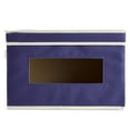 thumbnail image 6 of 3 Pack Stackable Storage Bins With Lids, Handles, Foldable for Closet Organization (12 Inch, Navy Blue), 6 of 10