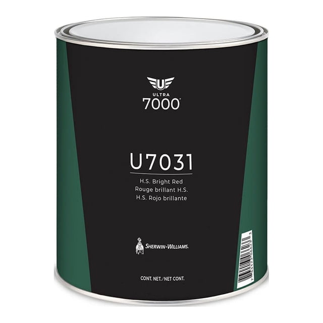 Pintura Automotríz Sherwin-Williams Ultra 7000 H.S. Rojo Brillante 946 Ml