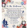 thumbnail image 1 of Blanket for Girlfriend, Girlfriend Birthday Gifts, Valentines Blanket, Cute Easter Anniversary for Girlfriend Romantic, Presents for Girlfriends, to My Girlfriend Blanket 50X60 Inch, 1 of 5